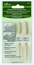 Load image into Gallery viewer, Clover Bamboo Knitting Repair Hooks