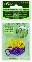 Load image into Gallery viewer, Clover Stitch Markers - Triangle