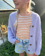 Load image into Gallery viewer, EVA CARDIGAN JUNIOR Printed Pattern by PetiteKnit