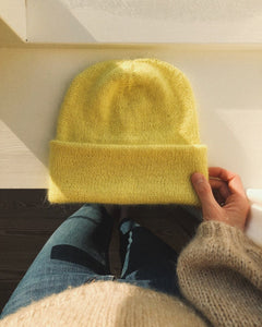 OSLO HAT MOHAIR EDITION Printed Pattern by PetiteKnit