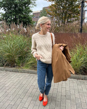 Load image into Gallery viewer, MOBY SWEATER Printed Pattern by PetiteKnit