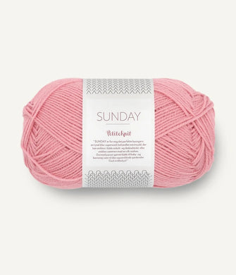 NEW PetiteKnit SUNDAY by Sandnes - Plastic Pink 4304
