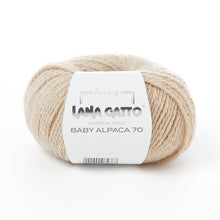 Load image into Gallery viewer, Lana Gatto Baby Alpaca 70 - Beige 9462