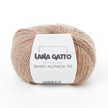 Load image into Gallery viewer, Lana Gatto Baby Alpaca 70 - Camel 9463