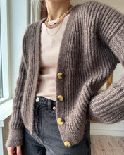 Load image into Gallery viewer, AGNETE CARDIGAN Printed Pattern by PetiteKnit