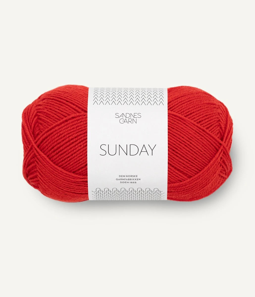 NEW SUNDAY by Sandnes - Scarlet Red 4018