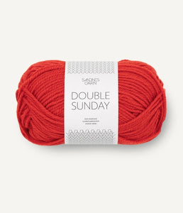 NEW SANDNES DOUBLE SUNDAY - SCARLET RED 4018