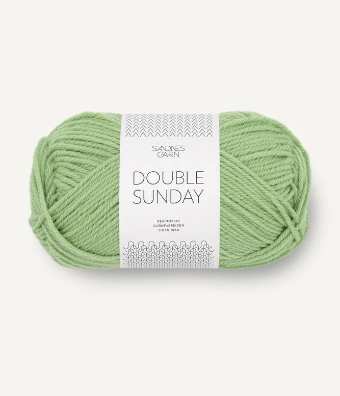 NEW SANDNES DOUBLE SUNDAY - SPRING GREEN 8733