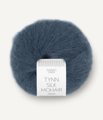 NEW Sandnes Tynn Silk Mohair -  Deep Blue 6081