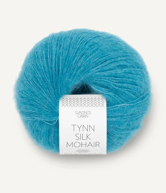 NEW Sandnes Tynn Silk Mohair - TURKIS 6315