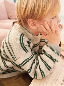 Sandnes Garn Single Pattern / 2401 Soft Knit For Kids / No. 6  ARON SWEATER JUNIOR