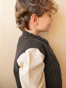 Sandnes Single pattern / 2501 Soft Knit for Kids / No. 3  CASPIAN SLIPOVER JUNIOR