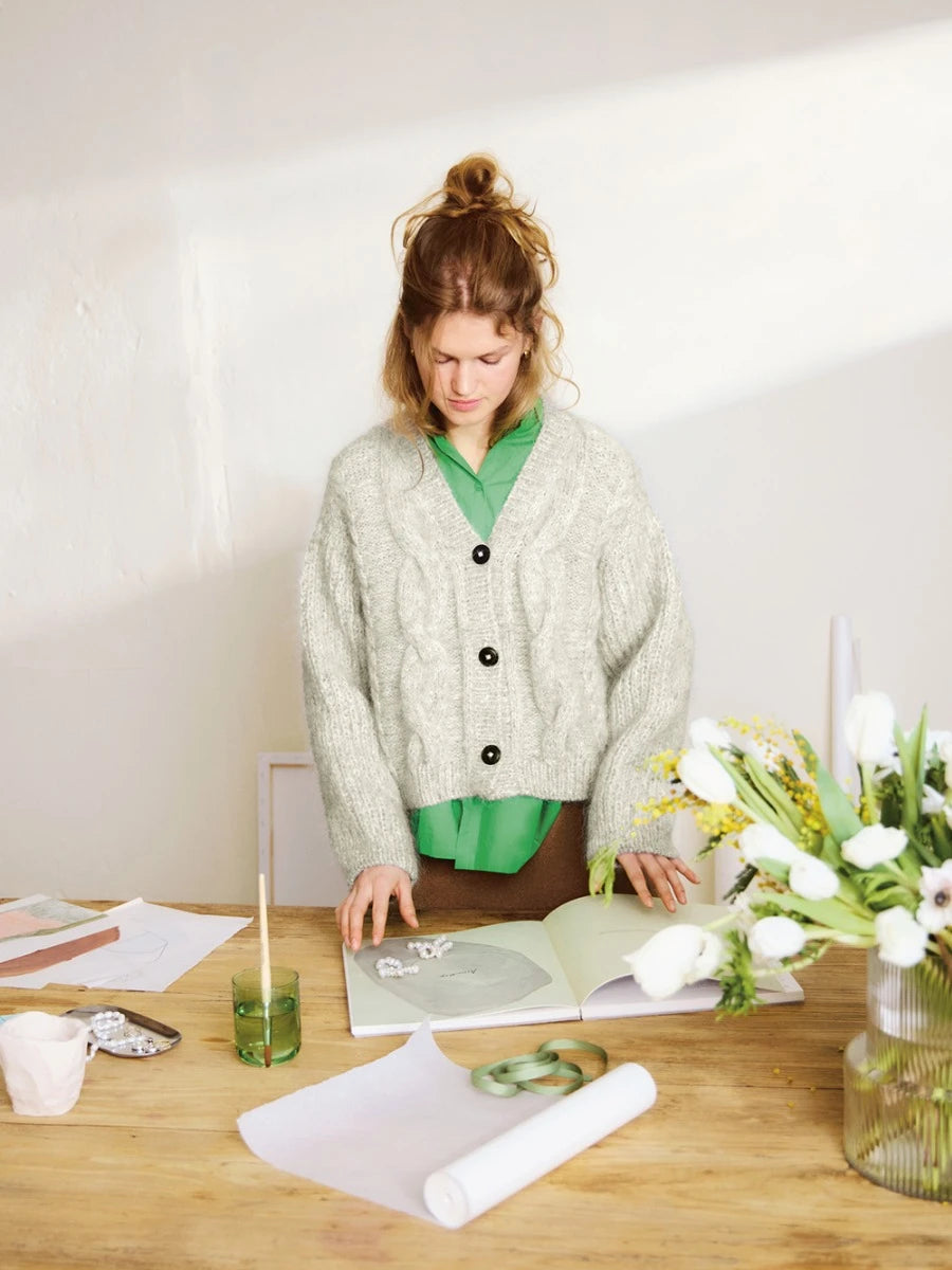 Sandnes Single pattern / 2502 DIY / No. 1  HARPER CARDIGAN