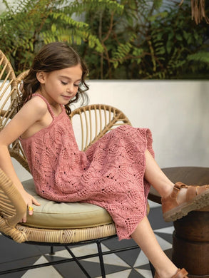 Sandnes Single Pattern / 2503 Summer Knits for Kids / No. 4  Summer Dress Junior