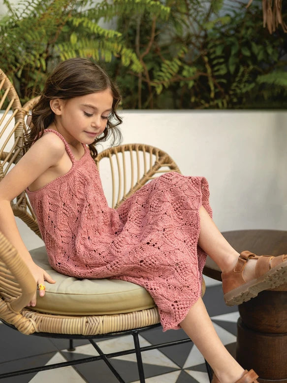 Sandnes Single Pattern / 2503 Summer Knits for Kids / No. 4  Summer Dress Junior