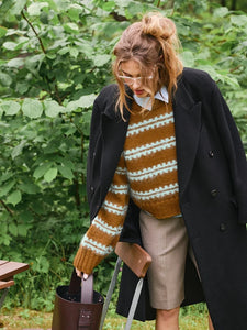 SANDNES Single Pattern / 2507 DIY / No. 8 Ridge Sweater