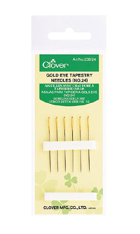 Clover Gold Eye Tapestry Needles