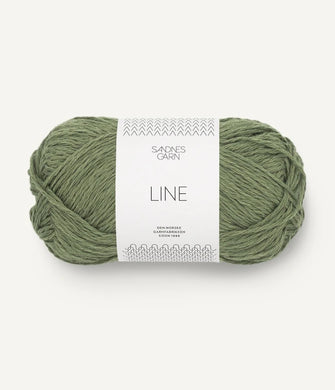 Sandnes LINE - Olive Green 9062