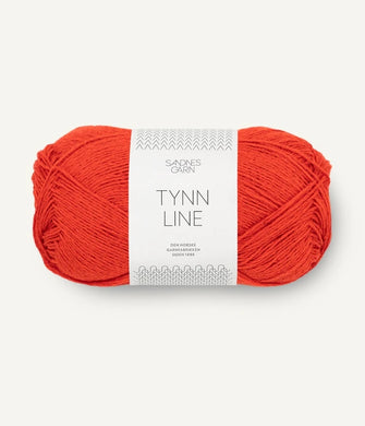 New Sandnes Tynn Line - Spicy Orange 3819
