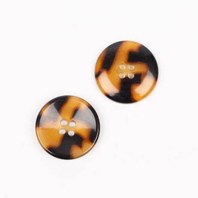 DROPS Imitation Horn (Tortoise) Button no. 716 - 25mm