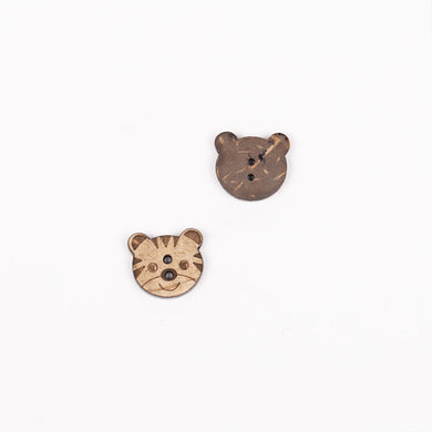 DROPS Tiger (coconut) Buttons No 801 - 15mm