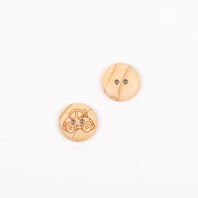 DROPS Car (Wood) Buttons no. 806 - 15mm