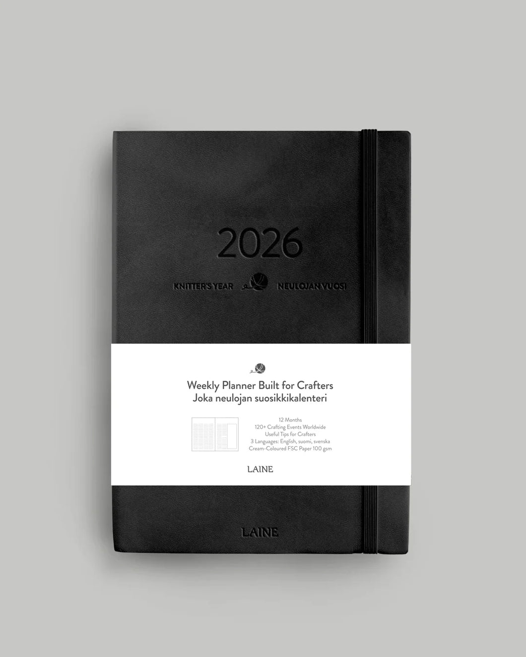KNITTER'S YEAR 2026 Weekly Planner by Laine