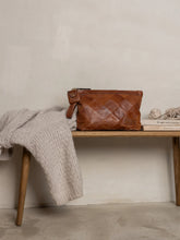 Load image into Gallery viewer, PROJECT 17 LARGE CLUTCH by Re:designed  - Walnut/Gold