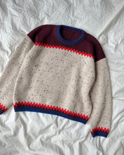 Load image into Gallery viewer, CROSS SWEATER  Printed Pattern by PetiteKnit