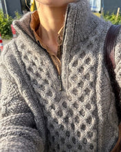 Load image into Gallery viewer, DAGMAR ZIPPER SWEATER Printed Pattern by PetiteKnit