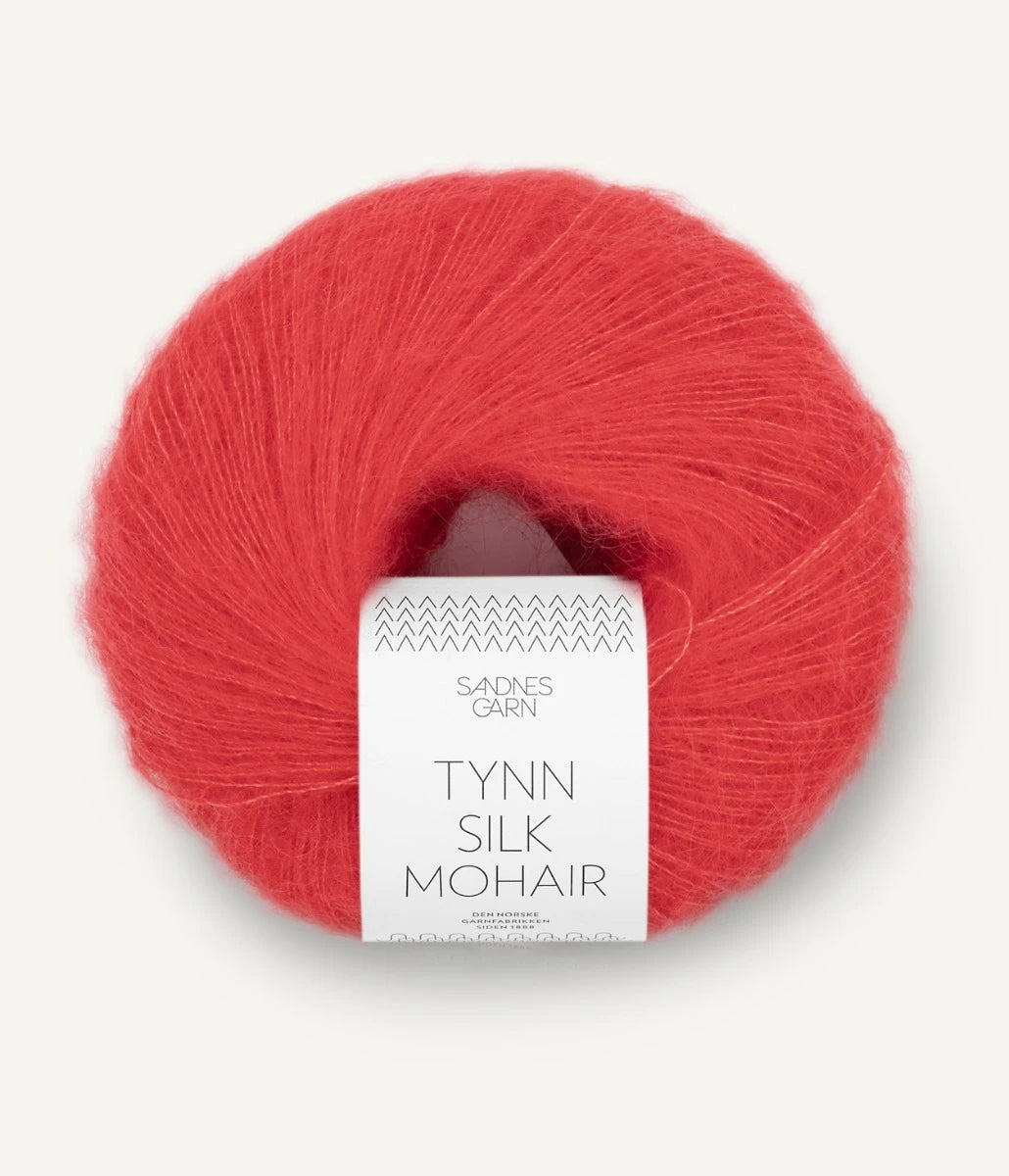 NEW Sandnes Tynn Silk Mohair - Poppy 4008