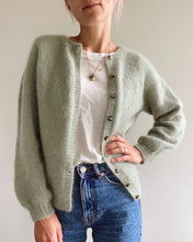 Load image into Gallery viewer, NOVICE CARDIGAN Mohair Edition Printed by PetiteKnit