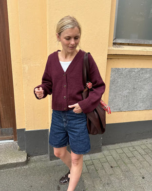 SCARLET CARDIGAN Printed Pattern by PetiteKnit