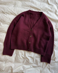 SCARLET CARDIGAN Printed Pattern by PetiteKnit