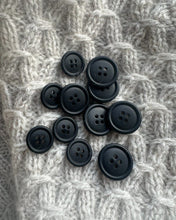 Load image into Gallery viewer, GALALITH BUTTONS by PetiteKnit - Black
