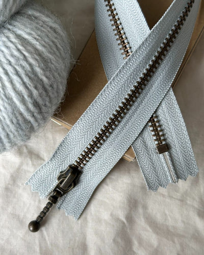 PetiteKnit Zipper 35cm - Sea Foam
