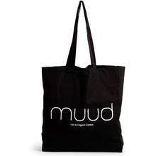 Load image into Gallery viewer, 100% ORGANIC COTTON SHOPPER XL by muud - Black