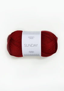 SUNDAY by Sandnes - Deep Red 4236
