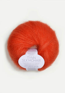 Sandnes Tynn Silk Mohair - Bright Orange 3818