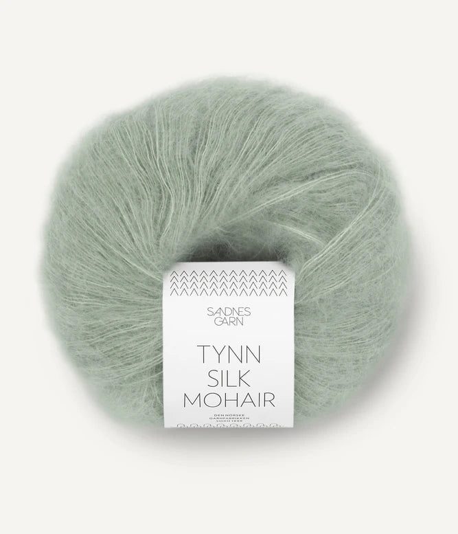 NEW Sandnes Tynn Silk Mohair - Light Green 8521