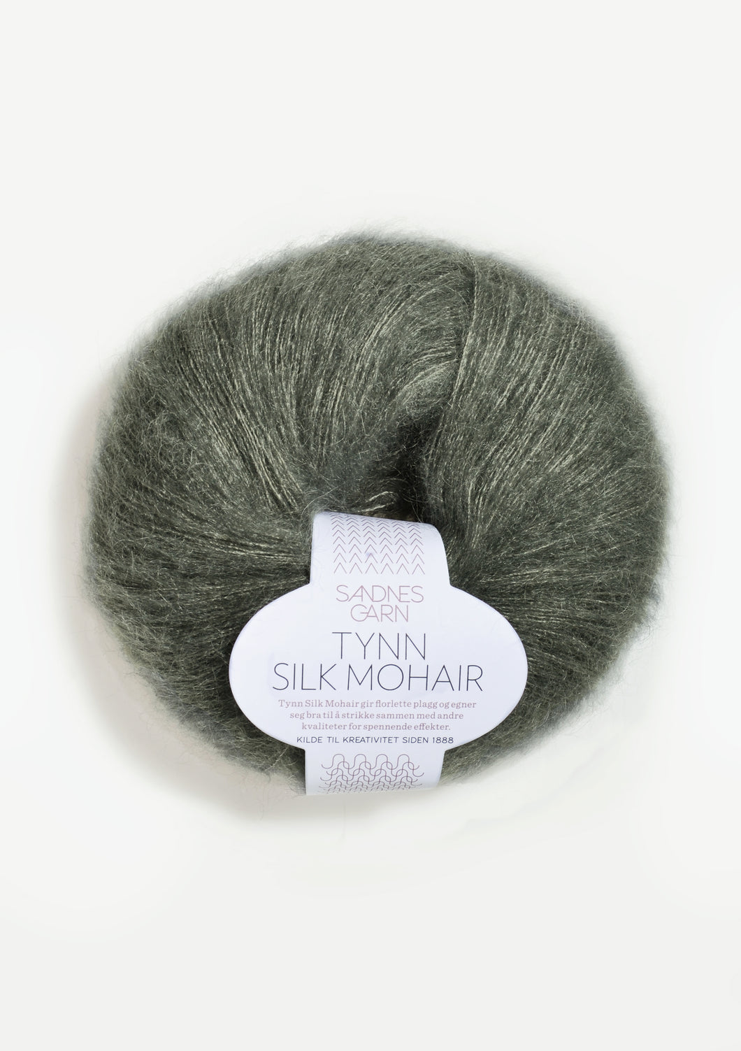 Sandnes Tynn Silk Mohair - Dusted Olive Green 9071