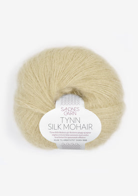 Sandnes Tynn Silk Mohair -Light Chinos Green 9822
