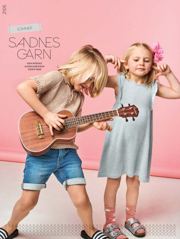 SANDNES 2105 SUMMER KIDS BOOKLET ONLY AVAILABLE WITH MINIMUM OF 3 SKEINS OF ANY SANDNES YARN