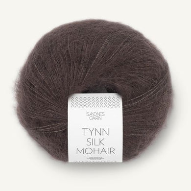 NEW Sandnes Tynn Silk Mohair - Dark Chocolate 3880
