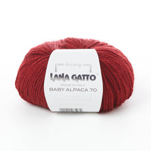 Load image into Gallery viewer, Lana Gatto Baby Alpaca 70 - Bordeaux 9472