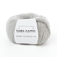 Load image into Gallery viewer, Lana Gatto Baby Alpaca 70 - Light Grey 9475