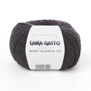 Lana Gatto Baby Alpaca 70 - Anthracite 9477