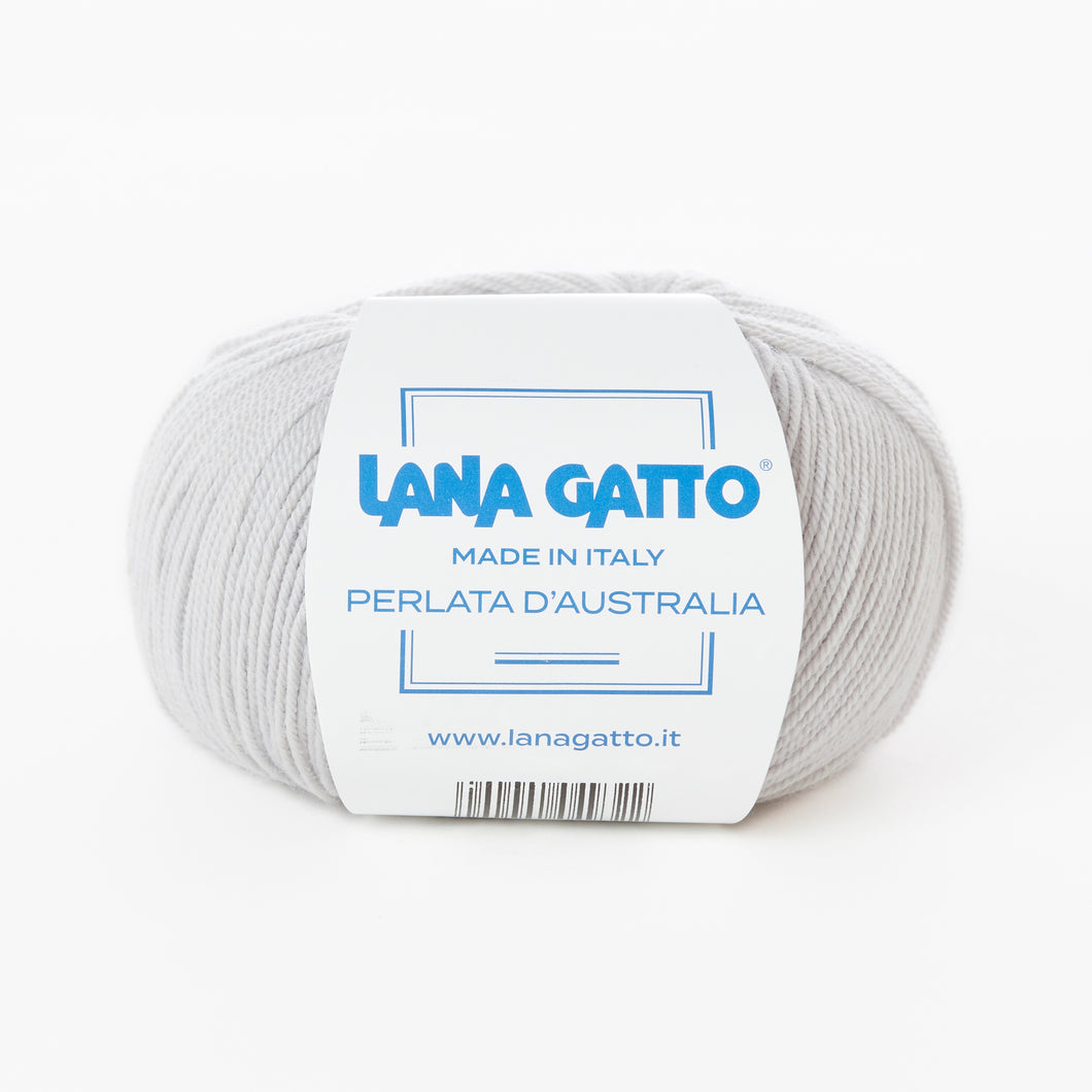 Lana Gatto Perlata D'Australia - Light Grey 12504