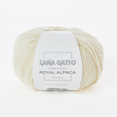 Lana Gatto Royal Alpaca - Natural White 9164