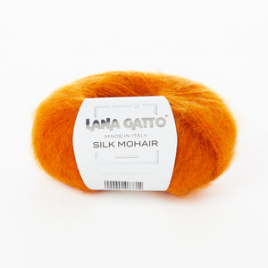 Lana Gatto Silk Mohair - Burnt Orange 14524